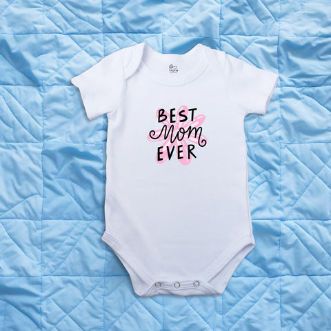 Body per neonato Best mom ever n. 2