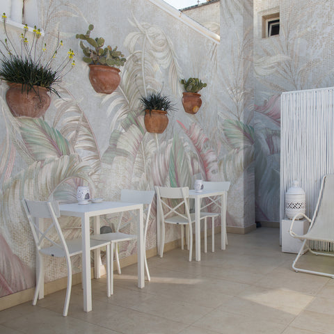 Carta da parati Tropic pastel - ambienti Esterni