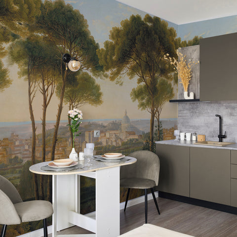 Carta da Parati Veduta su Roma - cucina