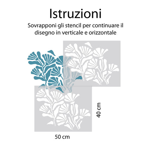Groovie - Stencil per Pittura e Decorazione