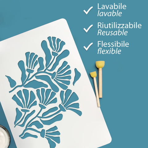 Groovie - Stencil per Pittura e Decorazione