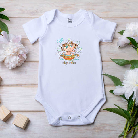 Body per neonato Segno dell'Acquario
