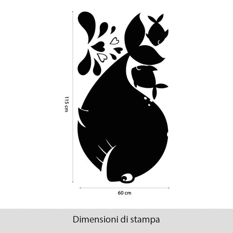 Balenottera | Lavagna Adesiva