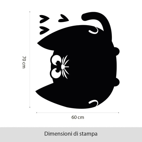 Gattone innamorato | Lavagna Adesiva
