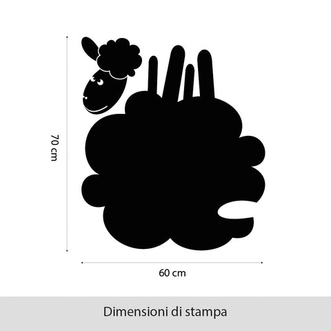 Pecorella | Lavagna Adesiva