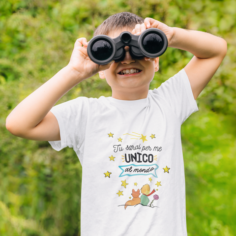 T-Shirt Bambini - Unico al mondo - Il Piccolo Principe