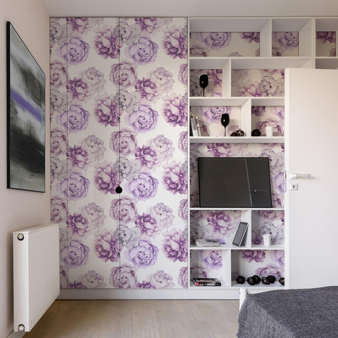 Pellicola adesiva Lilac Peonies