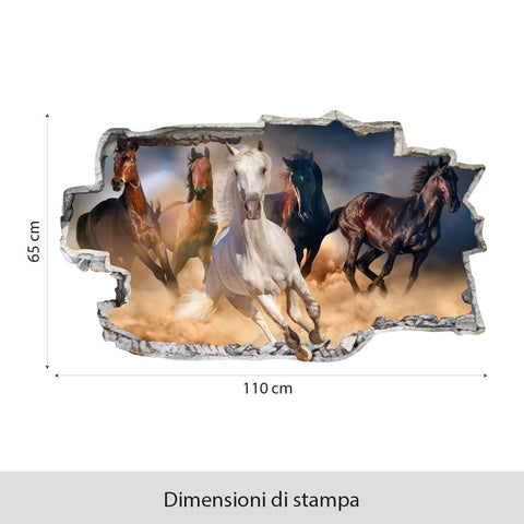 Cavalli selvatici 3D