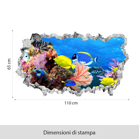 Fondale tropicale 3D