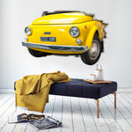 Adesivo Murale Skyline New York Argento: Wall Sticker Decorativo In Vinile Per Pareti, 90x16 Cm