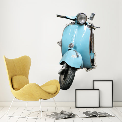 Adesivi murali Vespa vintage - soggiorno