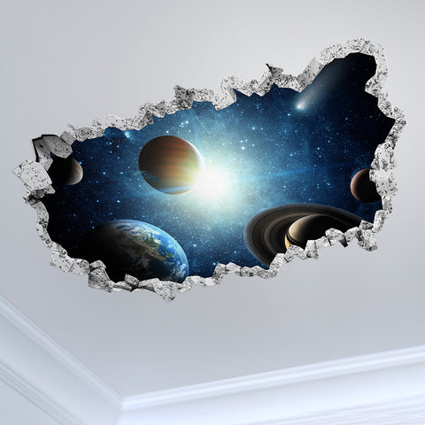 Adesivi murali Soffitto sistema solare