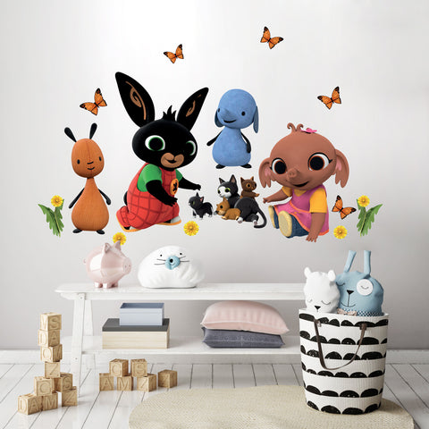 Adesivi murali per bambini Bing e dolci animali