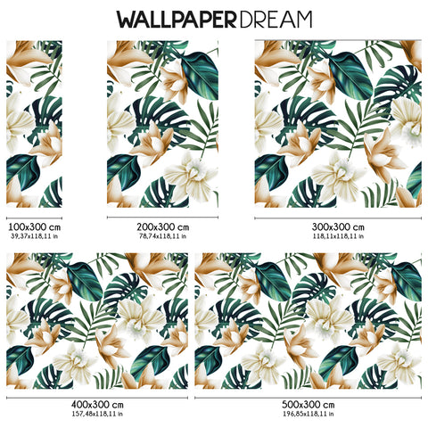 Carta da parati Tropical flowers