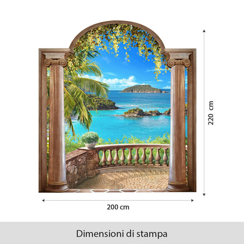 Carta da parati Arco sul mare 2