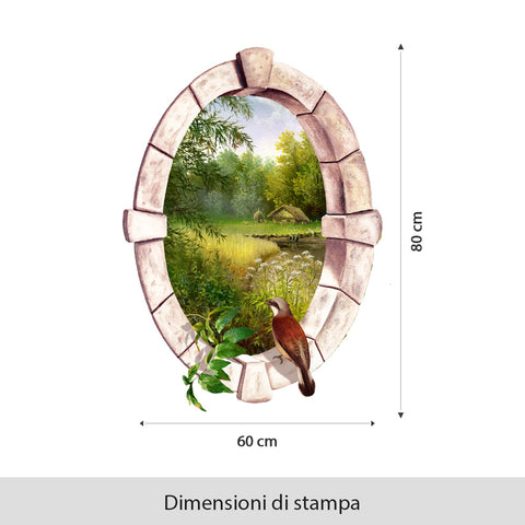 Carta Finestra ovale