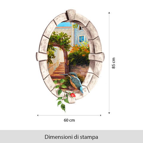 Carta Finestra con picchio
