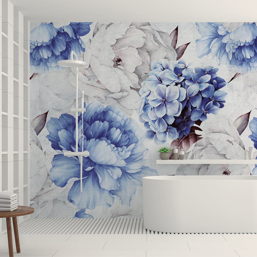 Bordo Carta Da Parati Mosaico Blu - Adesivo Rimovibile 10x500 Cm, PVC Impermeabile Per Cucina/Bagno - Foto 5