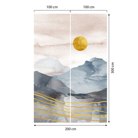 Carta da parati Sol levante