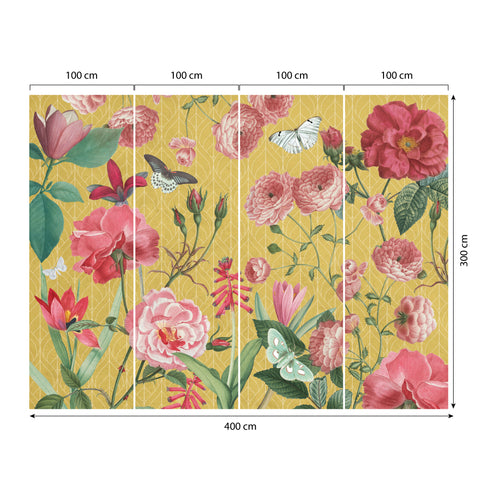 Carta da parati Profumo di rosa dimensioni 4