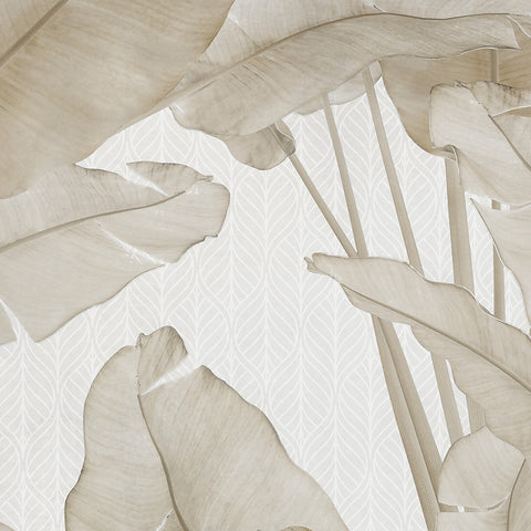 Carta da Parati Geometric Palm dettaglio