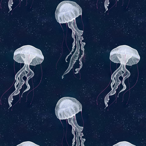 Meduse notturne | Rotolo Carta da Parati
