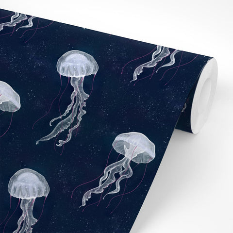 Meduse notturne | Rotolo Carta da Parati