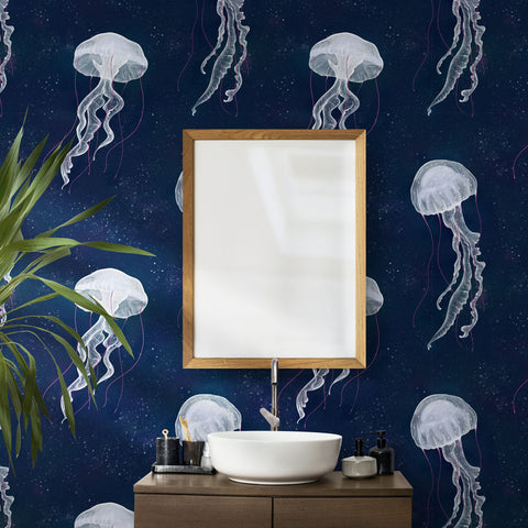 Meduse notturne | Rotolo Carta da Parati
