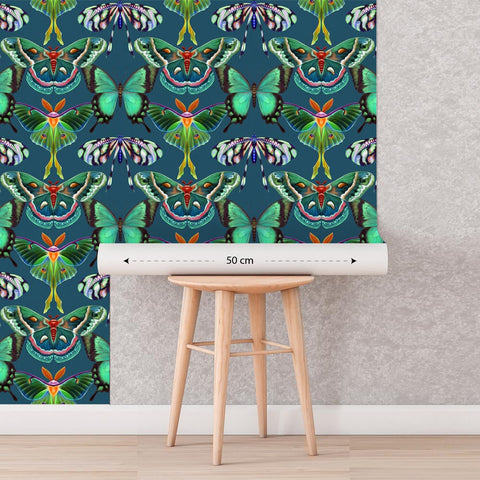 Mariposas en azul | Rotolo Carta da Parati