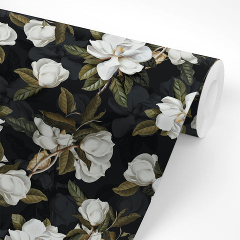Fiori di magnolia | Rotolo Carta da Parati