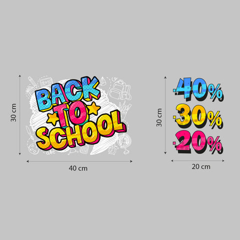 Back to school pop | Vetrofania