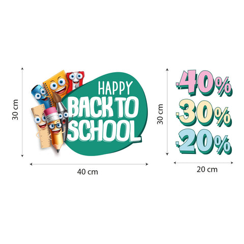 Happy Back to school | Vetrofania