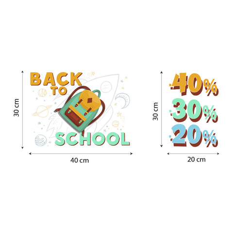 Razzo Back to school | Vetrofania