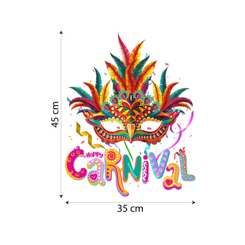 Carnevale multicolor | Vetrofania