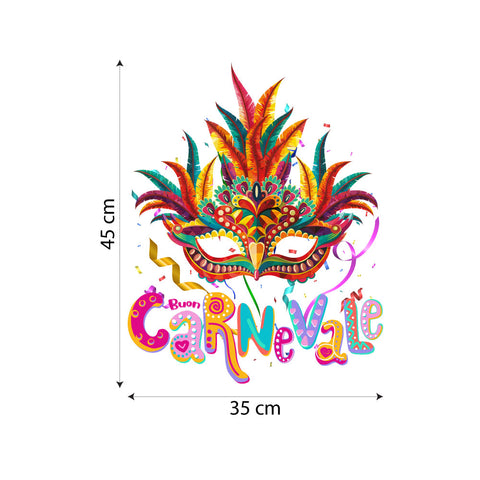 Carnevale multicolor | Vetrofania