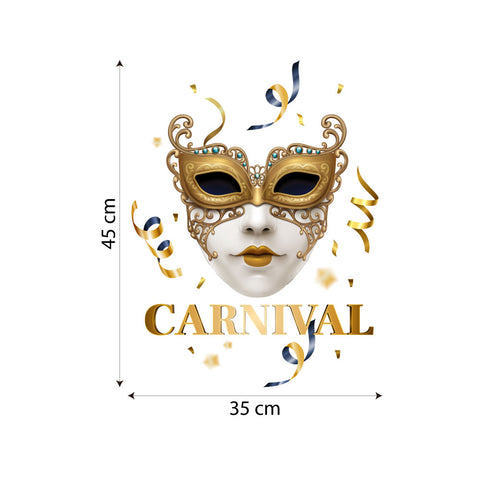 Carnival mask | Vetrofania