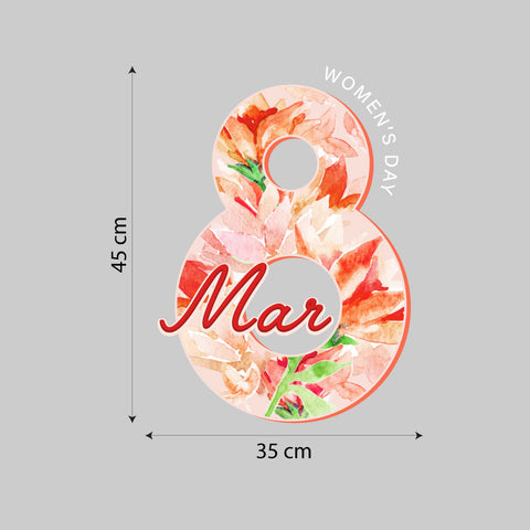 Fiori per la donna | Vetrofania