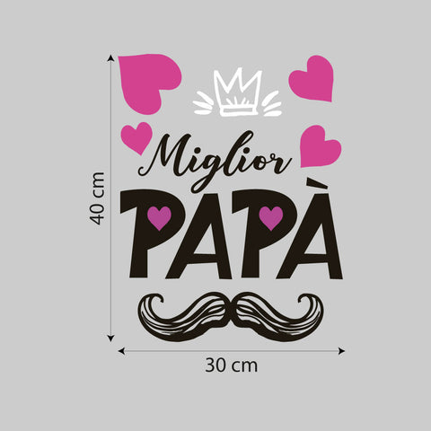 Miglior Papà | Vetrofania