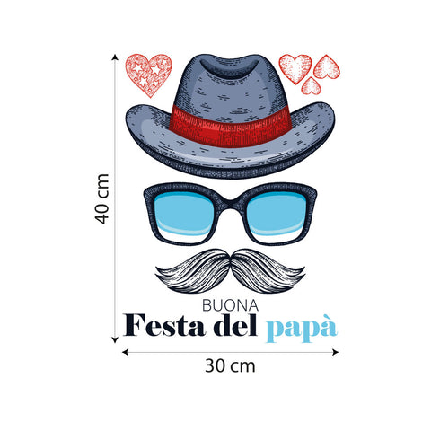 Buona Festa del papà | Vetrofania