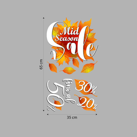 Autunno mid season sale | Vetrofania