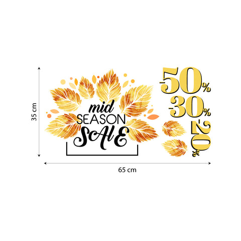 Autumn leaves | Vetrofania