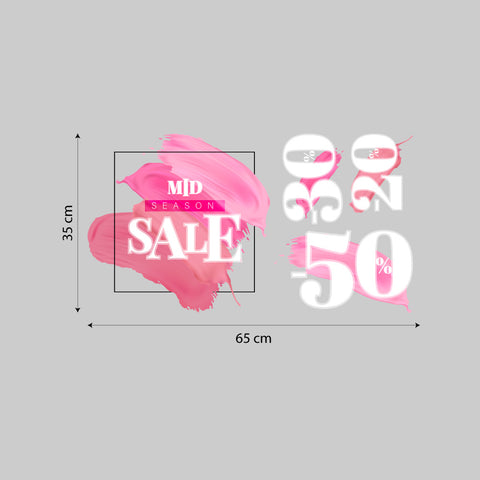 Brush Mis season sale | Vetrofania