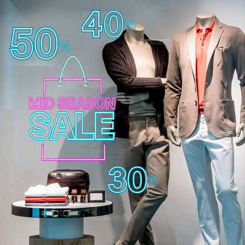 Busta neon mid season sale | Vetrofania