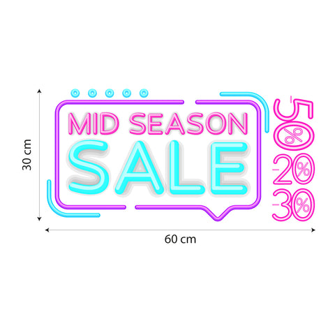 Mid season sale neon | Vetrofania