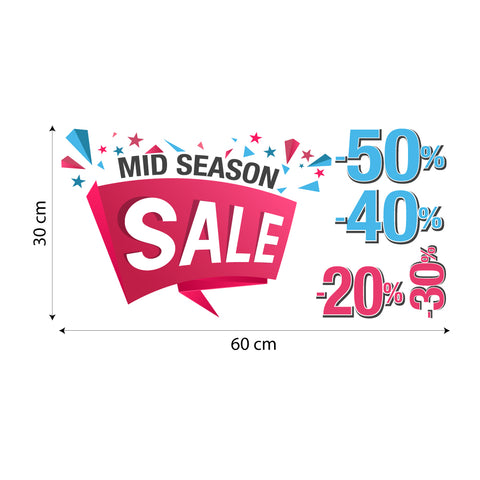 Nuveletta Mid season sale | Vetrofania