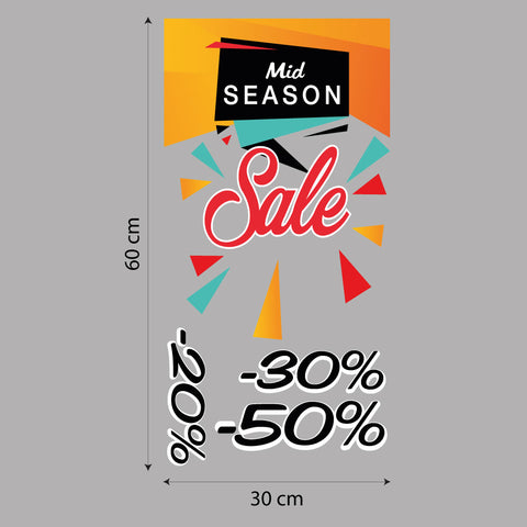 Mid Season Sale Explosion | Vetrofania