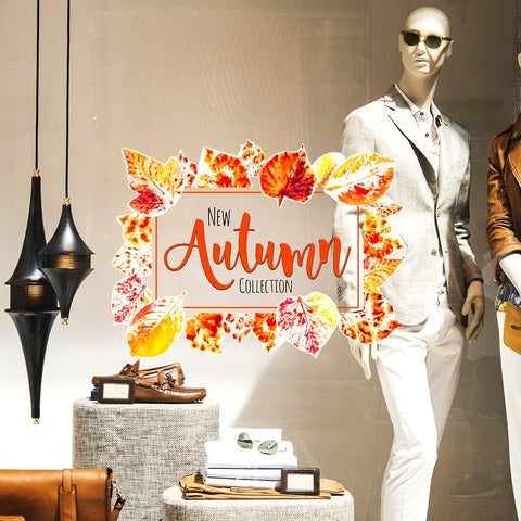 Nuova collezione Cornice autunnale | Vetrofania