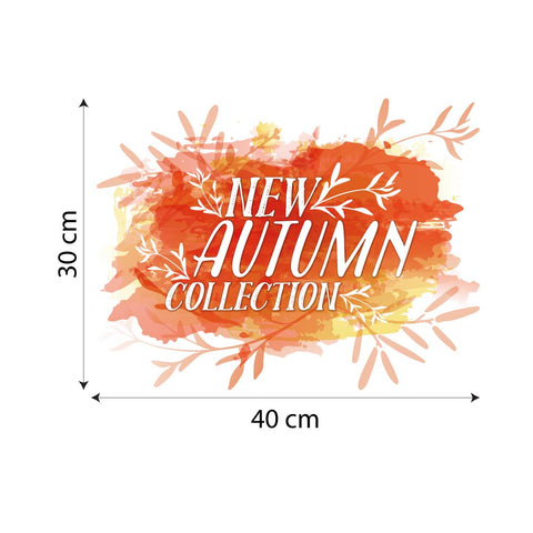 Nuova collezione Acquerello autunnale | Vetrofania