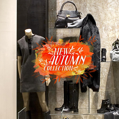 Nuova collezione Acquerello autunnale | Vetrofania