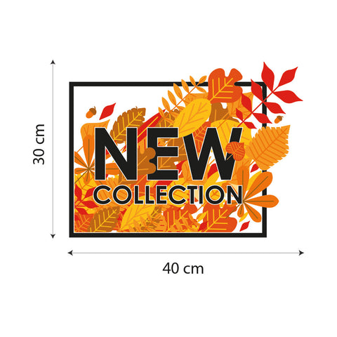 Nuova Collezione foglie autunnali | Vetrofania